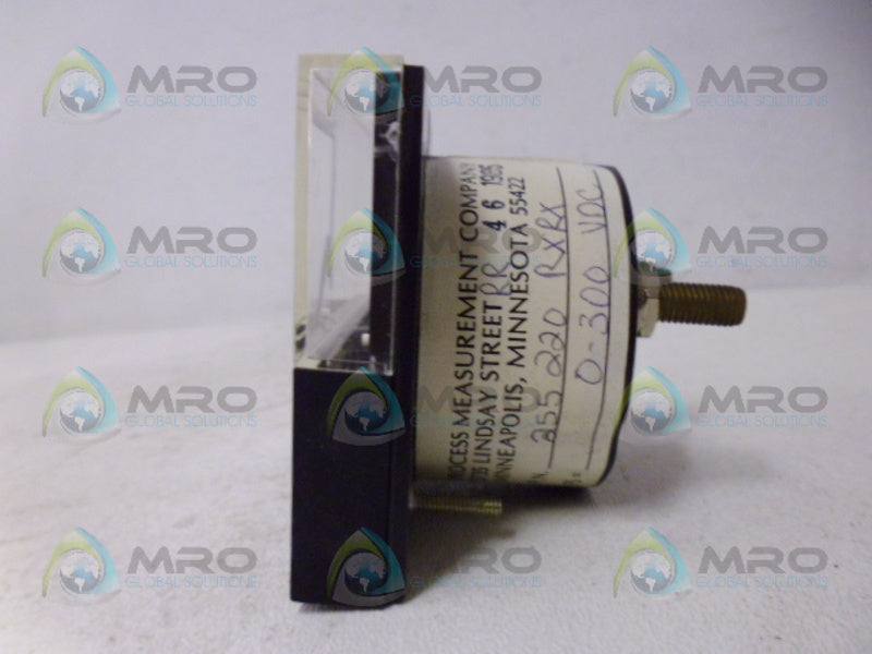 GENERAL ELECTRIC 255220RXRX PANEL METER 0-300V NSMP
