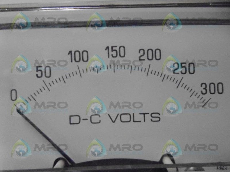 GENERAL ELECTRIC 255220RXRX PANEL METER 0-300V NSMP