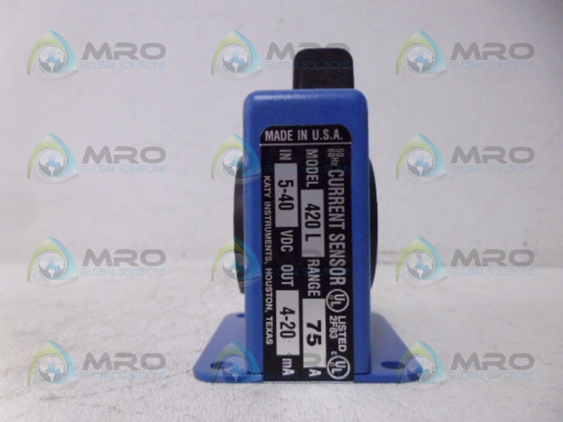 KATY INSTRUMENTS 420L-75 CURRENT SENSOR 75A NSMP