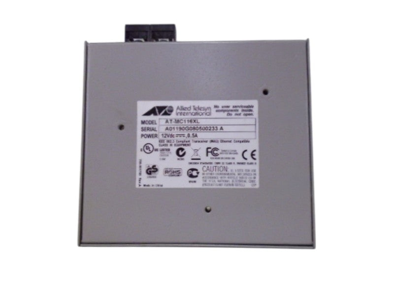ALLIED TELESYN AT-MC116XL AUTO NEGOTIATION MEDIA CONVERTER NSNP