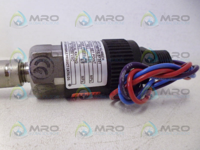 BARKSDALE L96211-BBISS-51361 PRESSURE SWITCH NSNP