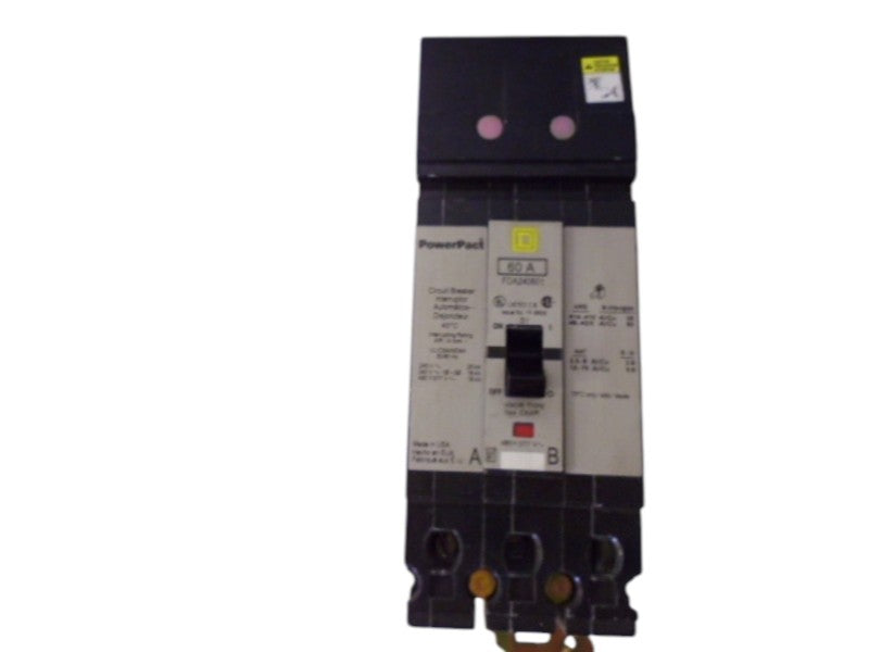 SQUARE D FDA240601 CIRCUIT BREAKER 3 POLE 60A NSNP