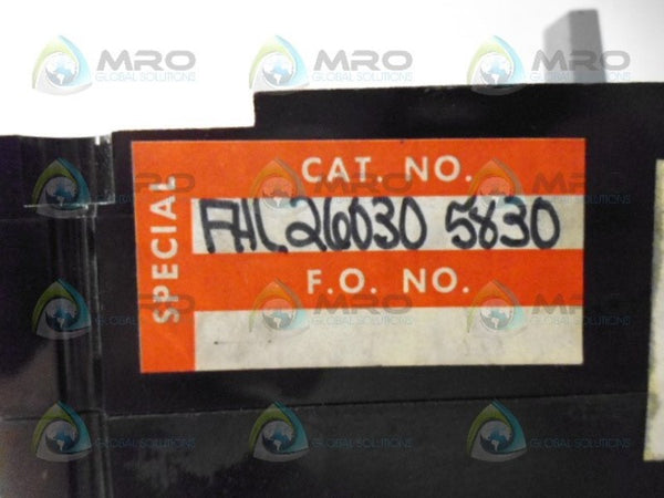 SQUARE D FHL260305830 CIRCUIT BREAKER 3 POLE 30A NSNP