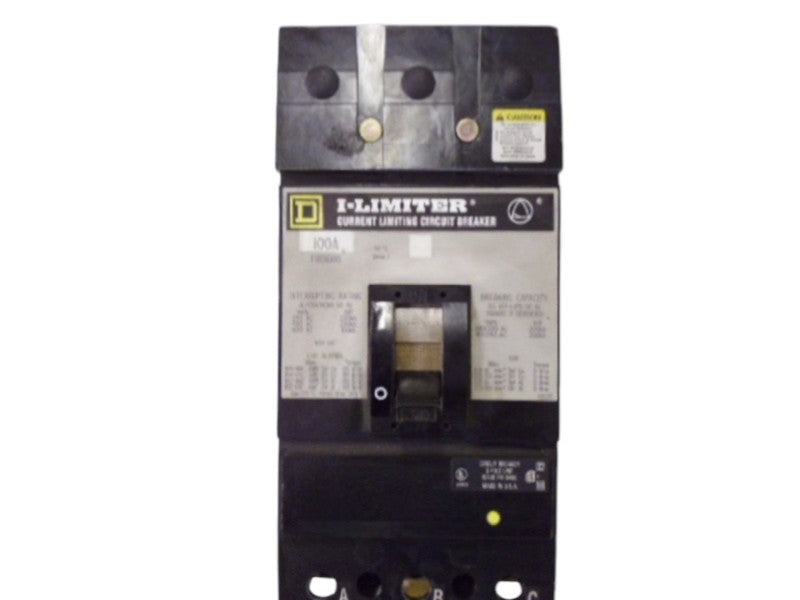 SQUARE D FIB36100 CIRCUIT BREAKER 3 POLE 100A NSNP