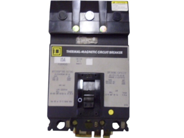 SQUARE D FCB34015 CIRCUIT BREAKER 3 POLE 15A NSNP