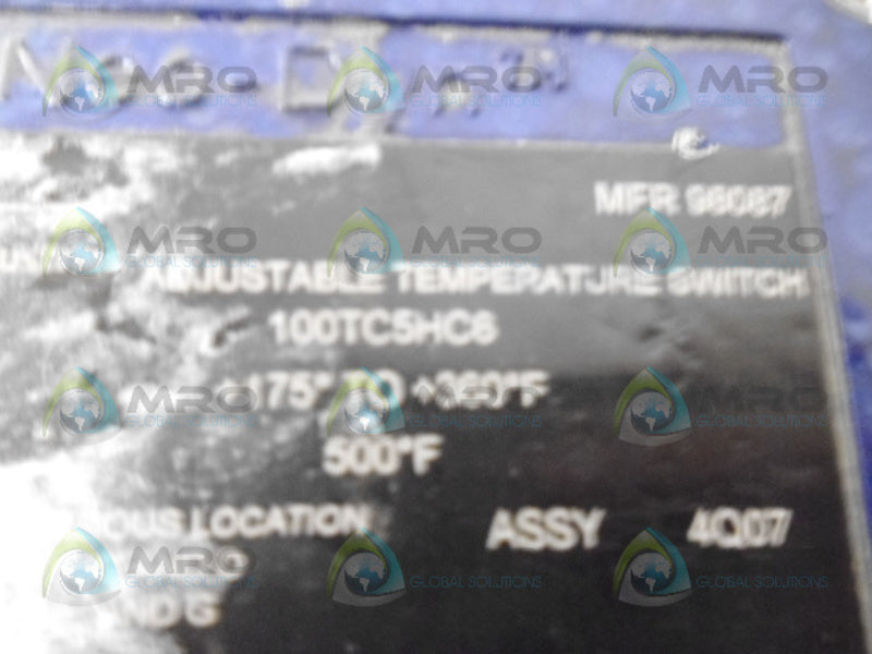 ITT 100TC5HC6 ADJUSTABLE TEMPERATURE SWITCH NSNP