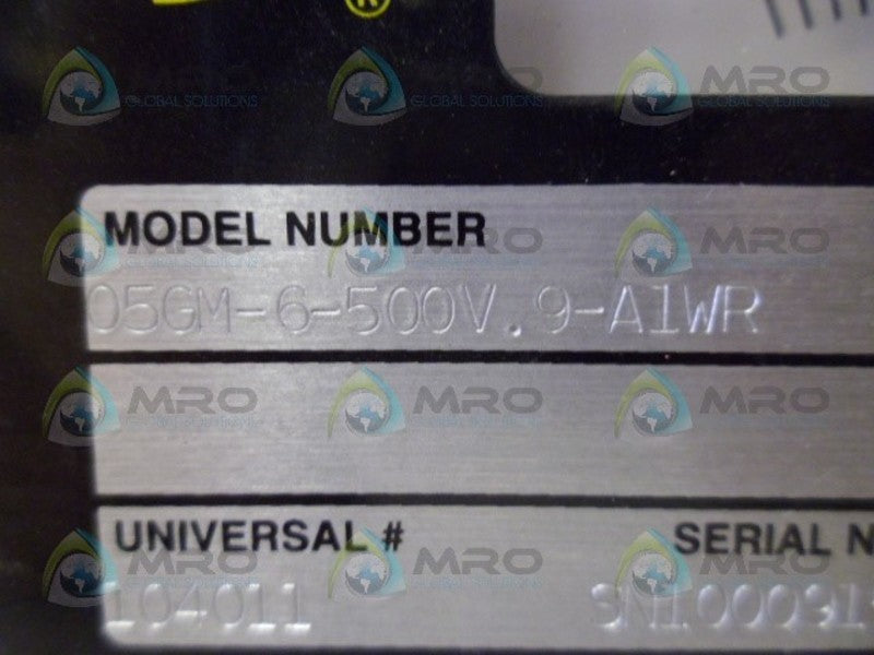 UFM 05GM-6-500V.9-A1WR FLOW METER NSNP