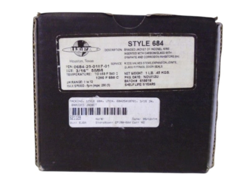 UTEX 0684-25-0187-01 BRAIDED WIRE NSMP