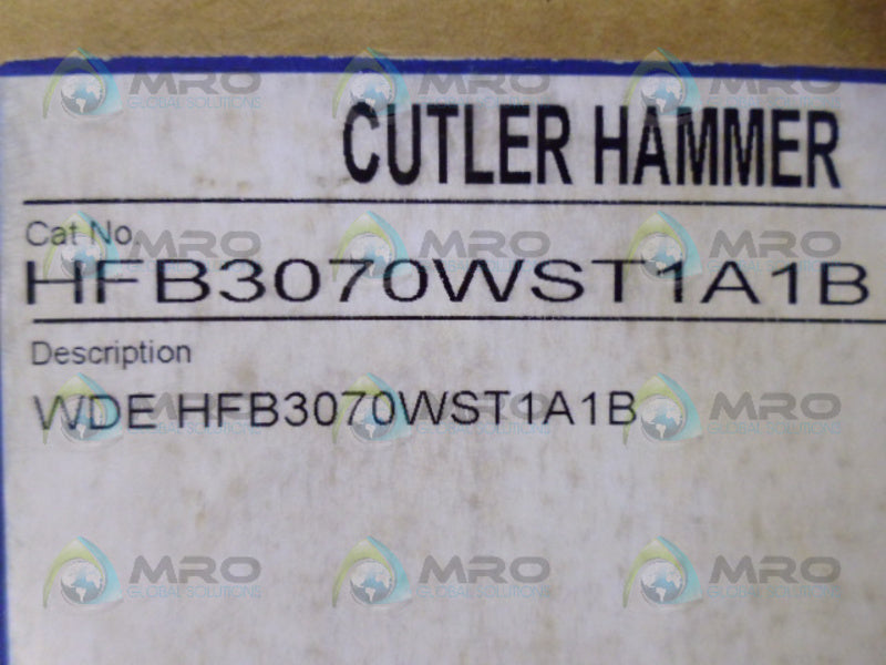 WESTINGHOUSE HFB3070WST1A1B CIRCUIT BREAKER 3 POLE 70A NSMP