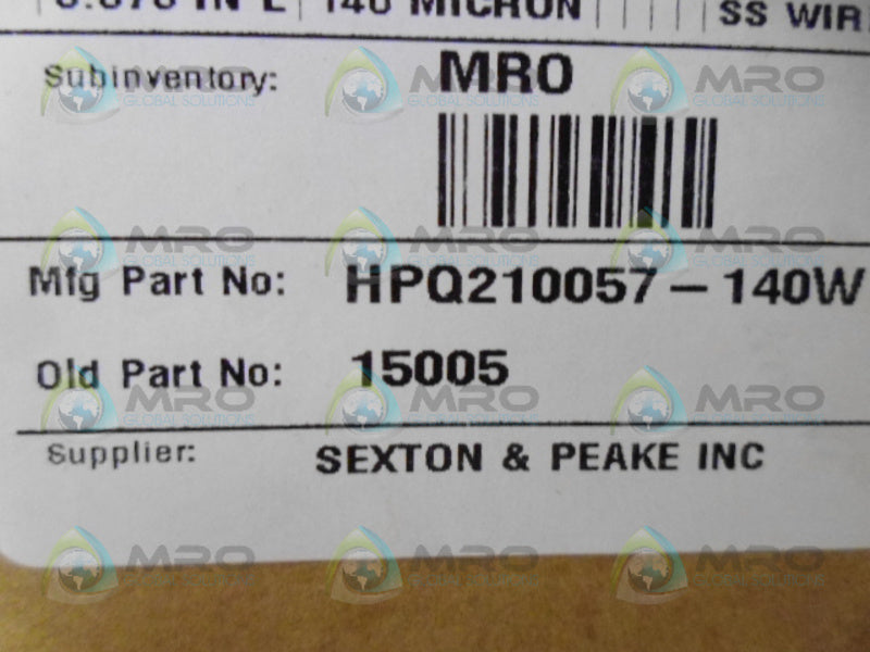 HYPRO HPQ210057-140W FILTER NSMP