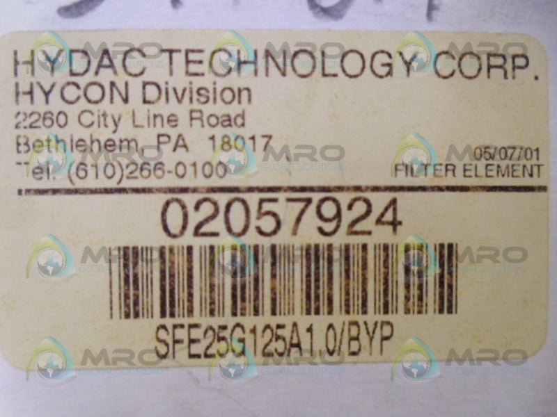 HYDAC 02057924 NSMP