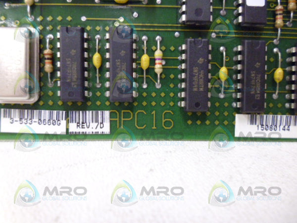 CINCINNATI MILACRON 3-533-0660G CONTROL BOARD NSNP