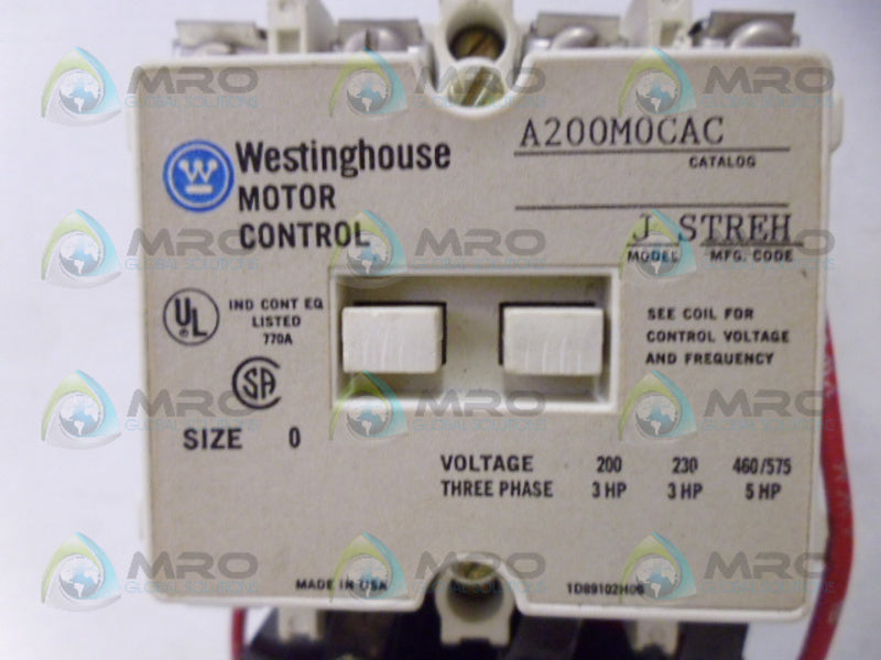 WESTINGHOUSE A200M0CAC NSNP
