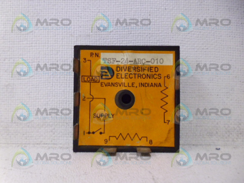 DIVERSIFIED ELECTRONICS TSF-24-ARC-010 UNMP