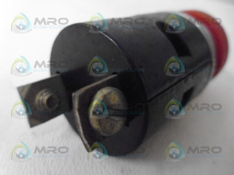 GENERAL ELECTRIC CR103HD1 RED PILOT LIGHT UNMP