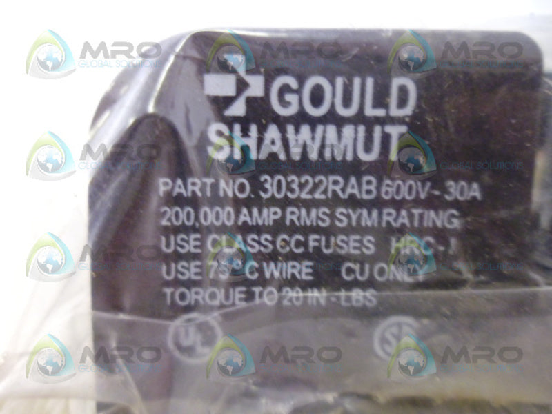 GOULD SHAWMUT 30322RAB FUSE BLOCK NSNP