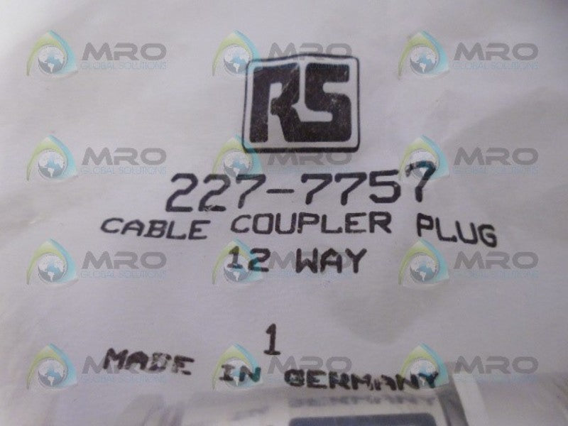 RS COMPONENTS 227-7757 CABLE COUPLER PLUG NSMP