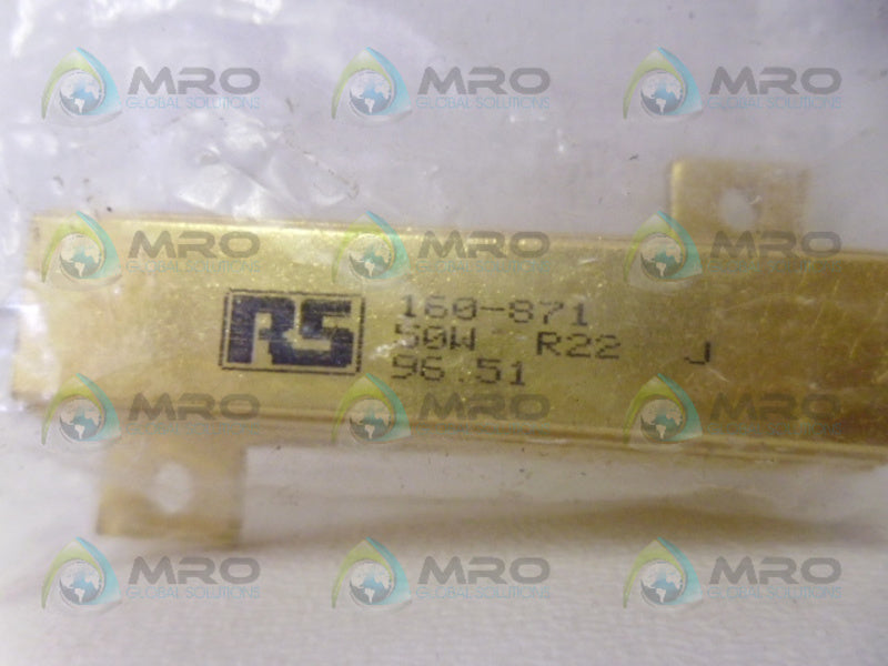 RS COMPONENTS 160-871 RESISTOR NSMP