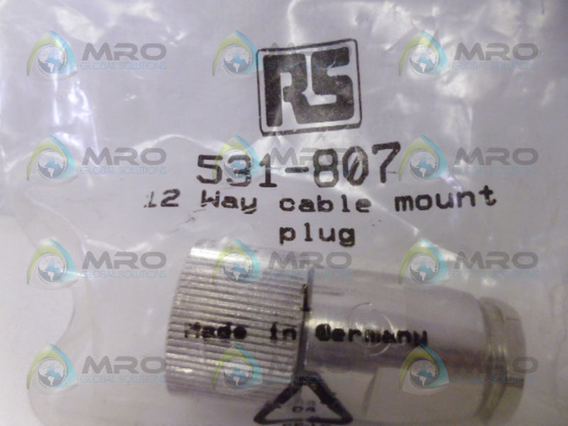 RS COMPONENTS 531-807 CABLE MOUNT PLUG NSMP