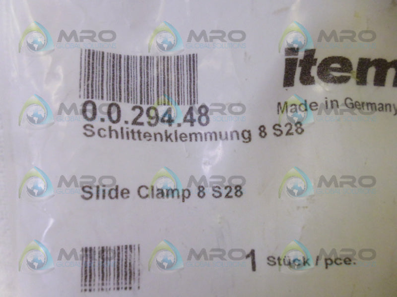 ITEM 0.0.294.48 SLIDE CLAMP NSMP