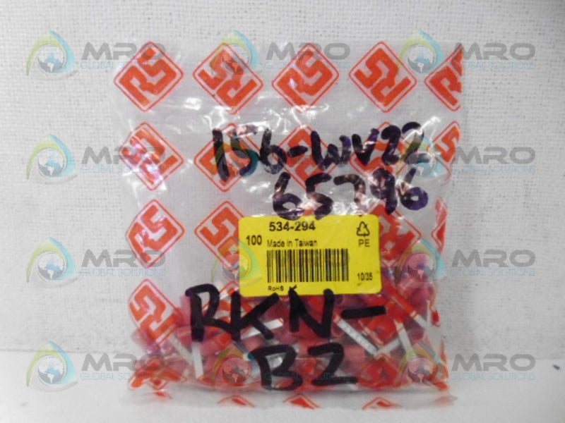 RS COMPONENTS 534-294 (PKG OF 100) CRIMP BLADE NSMP
