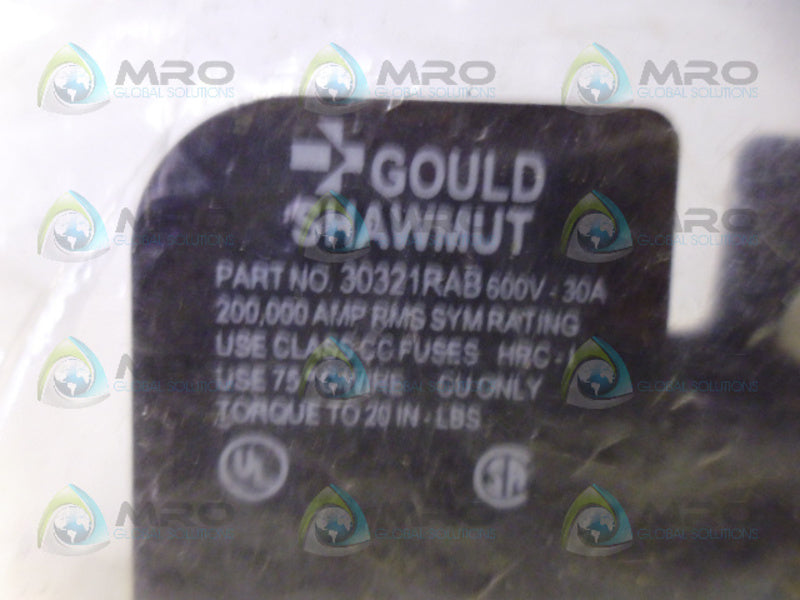 GOULD SHAWMUT 30321RAB FUSE BLOCK NSMP
