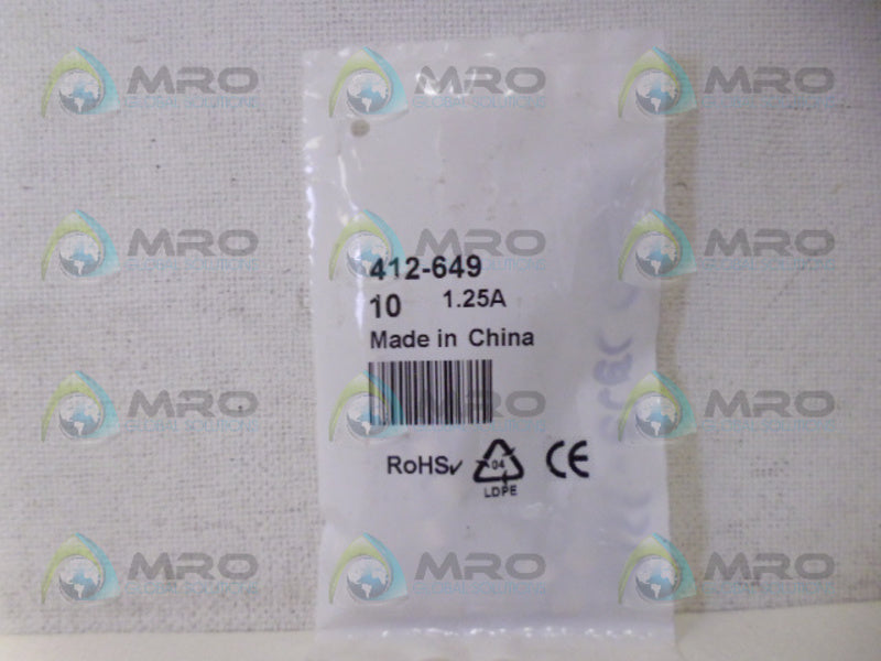 RS COMPONENTS 412-649 FUSE (PKG OF 10) NSMP