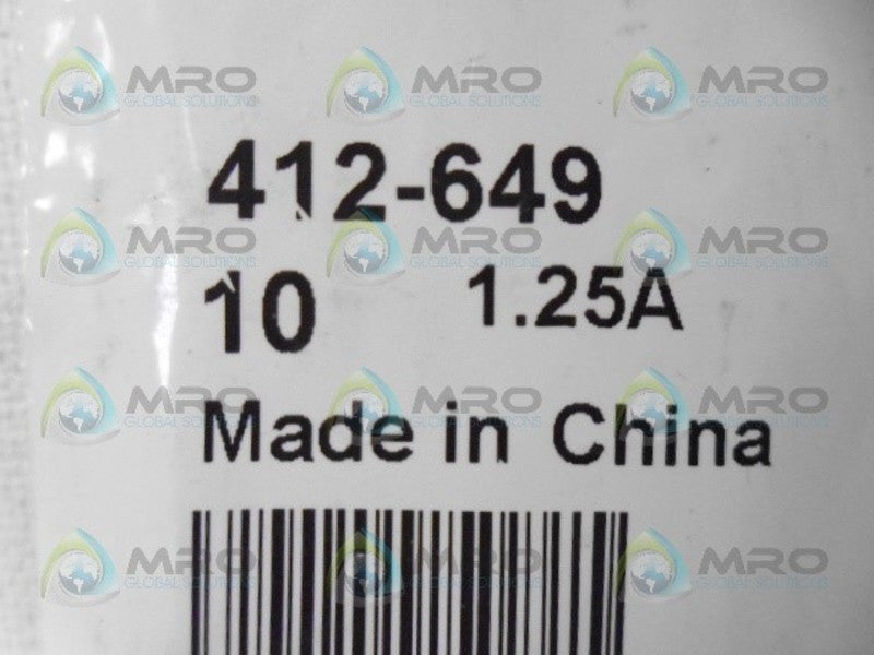 RS COMPONENTS 412-649 FUSE (PKG OF 10) NSMP