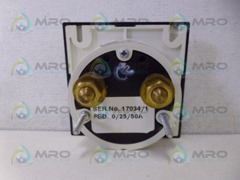 RS COMPONENTS 287-2059 PANEL AMMETER NSMP
