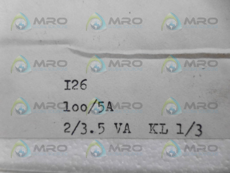 POWER INSTRUMENTS I26 100/5A NSMP