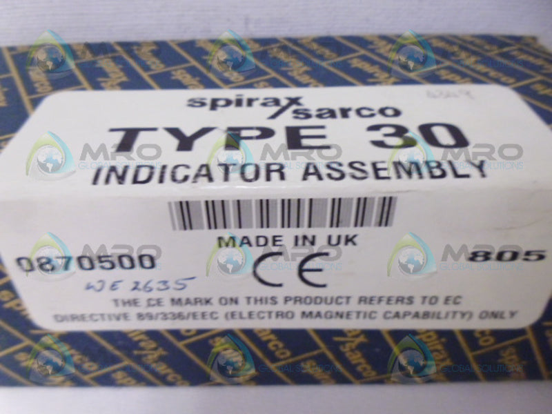SPIRAX 0870500 INDICATOR ASSEMBLY NSMP