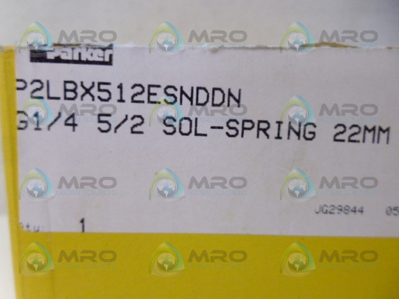 PARKER P2LBX512ESNDDN CONTROL VALVE NSMP