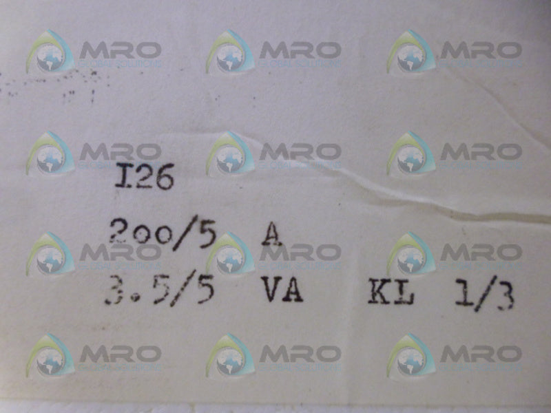 POWER INSTRUMENTS I26 200/5A NSMP