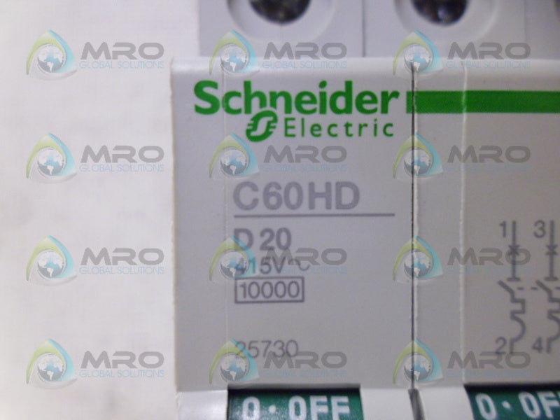 SCHNEIDER 25730 CIRCUIT BREAKER 20A NSMP