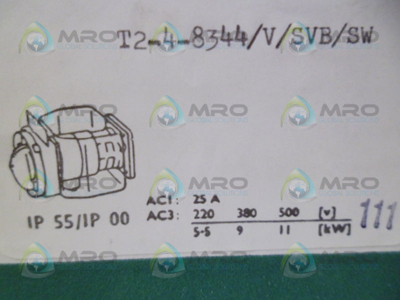 KLOCKNER MOELLER T2-4-8344/V/SVB/SW NSMP
