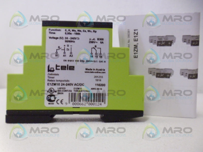 RS COMPONENTS 160-290 TIMER MULTIFUNCTION 24-240V NSMP