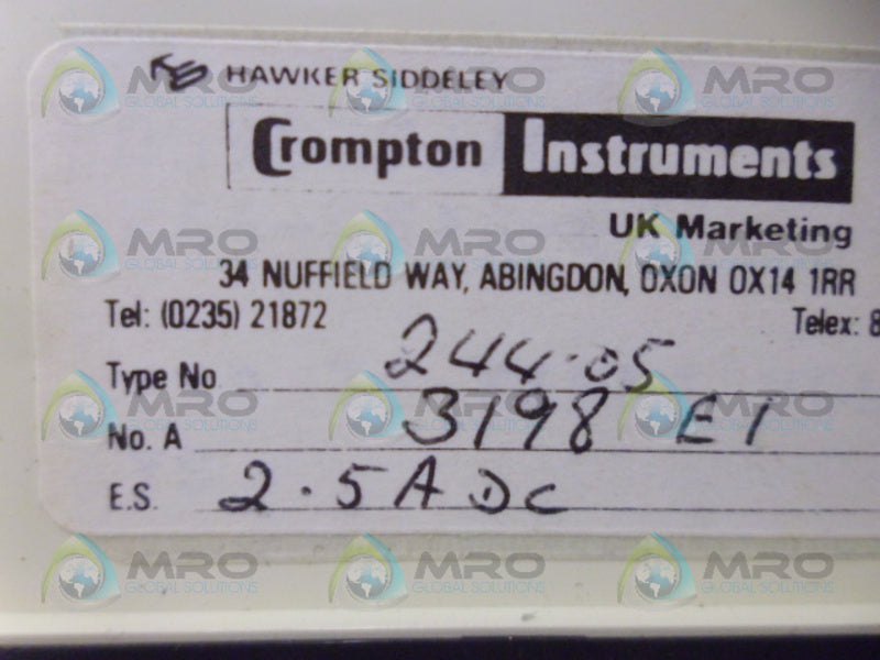 CROMPTON 244-05 0-2.5A NSNP
