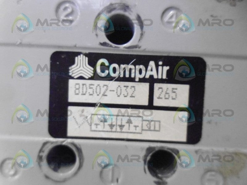 COMPAIR 8D502-032 VALVE UNMP