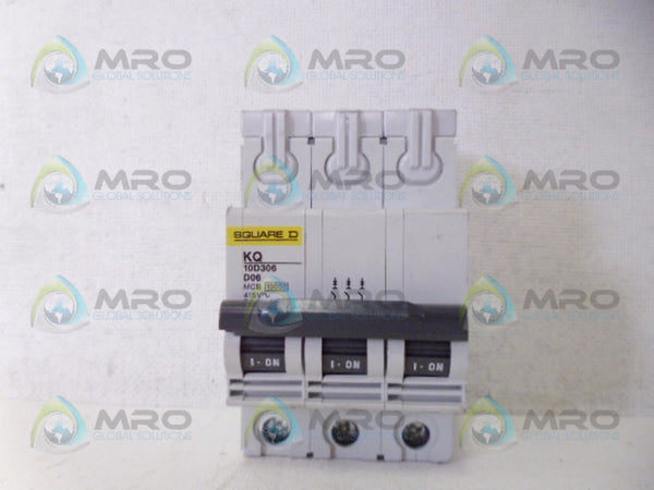SQUARE D KQ10D306 CIRCUIT BREAKER 6A NSNP