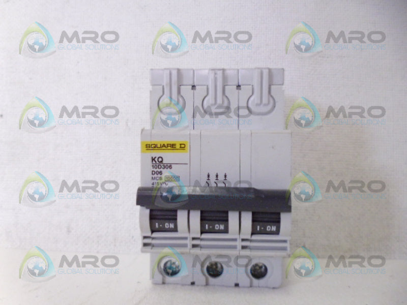 SQUARE D KQ10D306 CIRCUIT BREAKER 6A NSNP