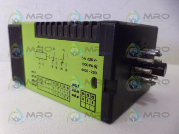 TELE 4105-220 RELAY UNMP