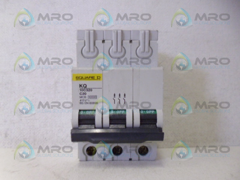 SQUARE D KQ10C320 CIRCUIT BREAKER 20A NSNP