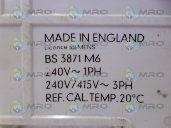 MK ELECTRIC LN5910 CIRCUIT BREAKER 1P 10A NSNP