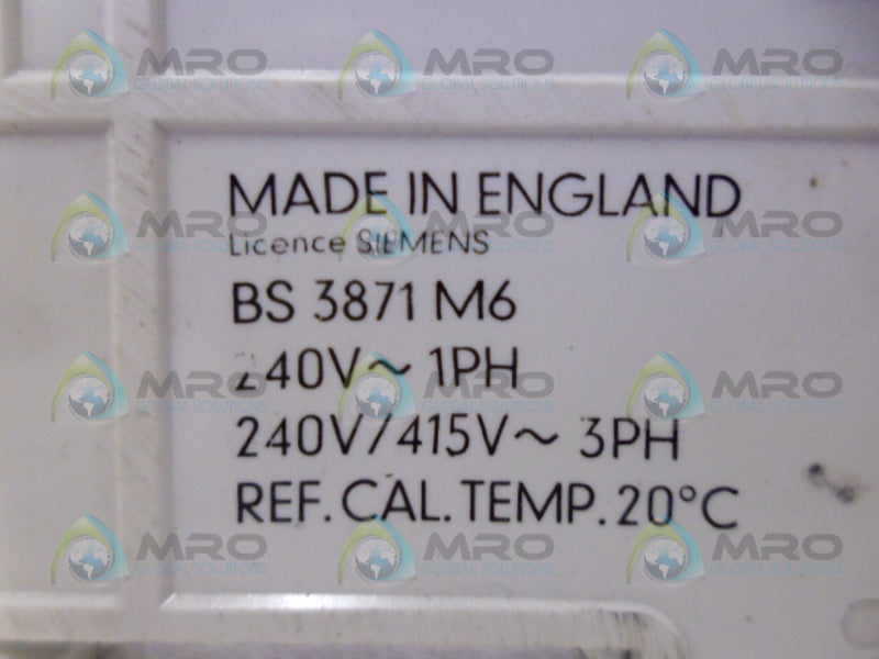 MK ELECTRIC LN5910 CIRCUIT BREAKER 1P 10A NSNP