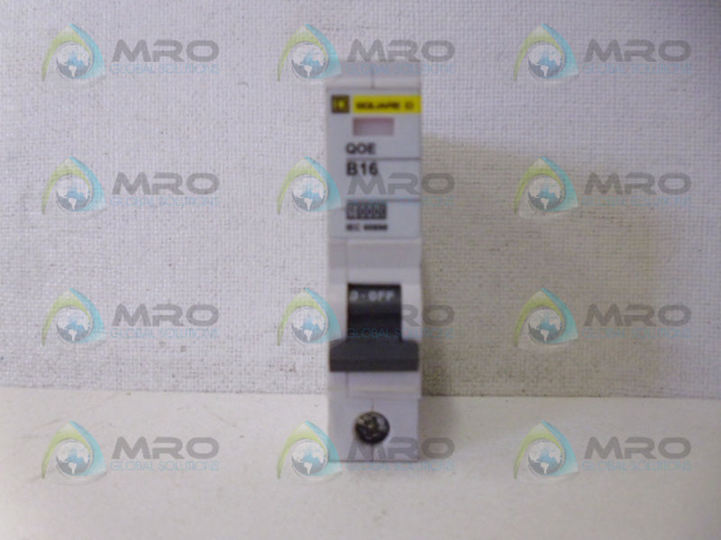 SQUARE D QO116EB10 CIRCUIT BREAKER 16A NSNP