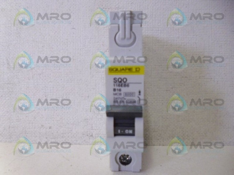 SQUARE D SQO116EB6 CIRCUIT BREAKER 16A NSNP