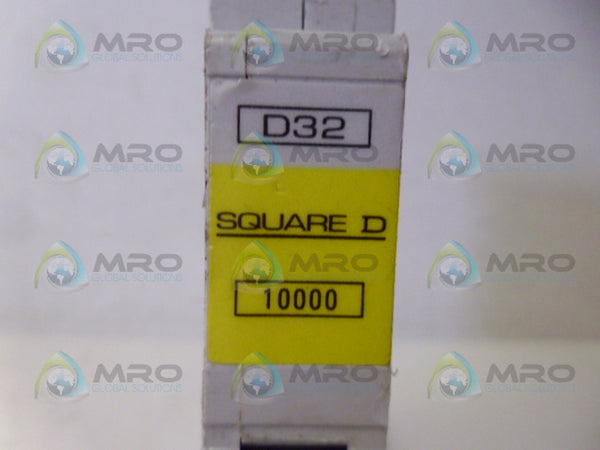 SQUARE D D32 10000 CIRCUIT BREAKER 1P 32A NSNP