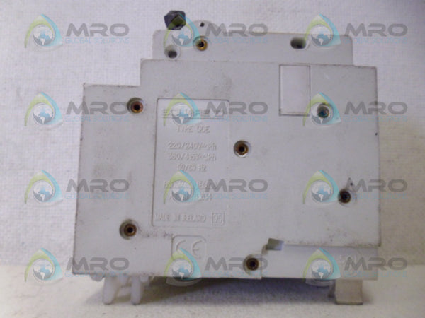 SQUARE D D6 10000 CIRCUIT BREAKER 3P 6A NSNP