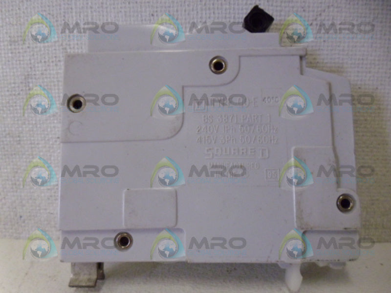 SQUARE D TYPE 1 M6 CIRCUIT BREAKER 1P 6A NSNP