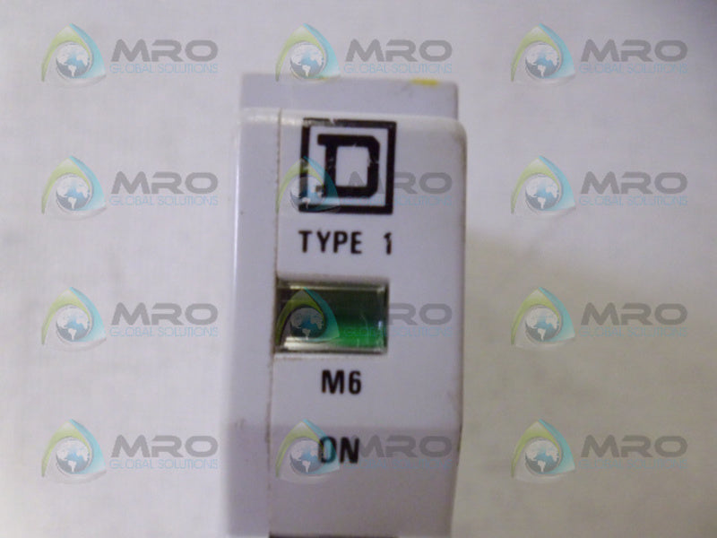SQUARE D TYPE 1 M6 CIRCUIT BREAKER 1P 6A NSNP